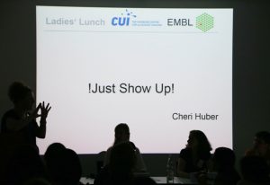 A Ladies’ Networking Lunch on the DESY campus in Hamburg gives insights into overcoming the dreaded imposter syndrome. PHOTO: EMBL/Rosemary Wilson